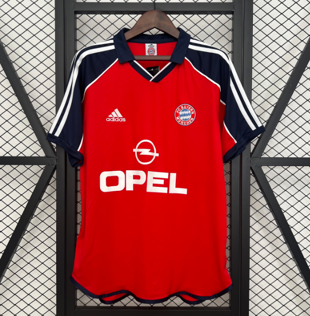 2000-01 Bayern Munich Retro Home Soccer Jersey Shirt